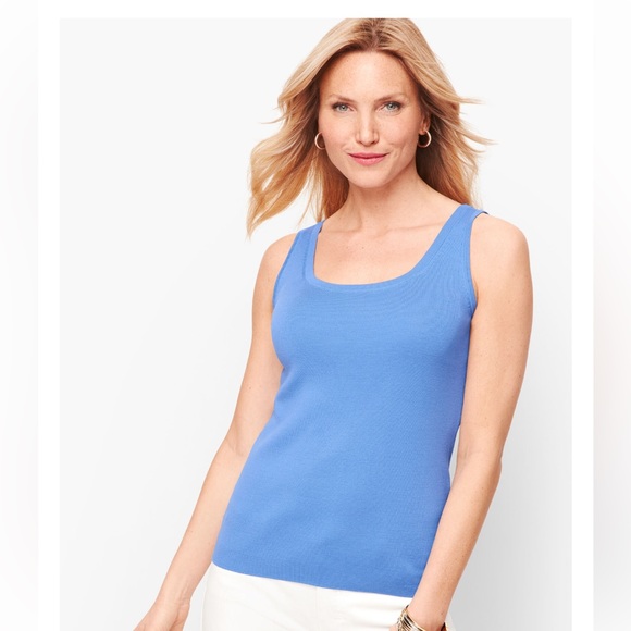 Talbots Kelly Shell Sweater Tank Seashell NWT - Picture 1 of 4